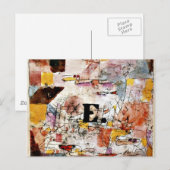 Klee - Watervogels - Eend schilderen Briefkaart (Voorkant / Achterkant)