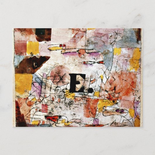 Klee - Watervogels - Eend schilderen Briefkaart (Voorkant)