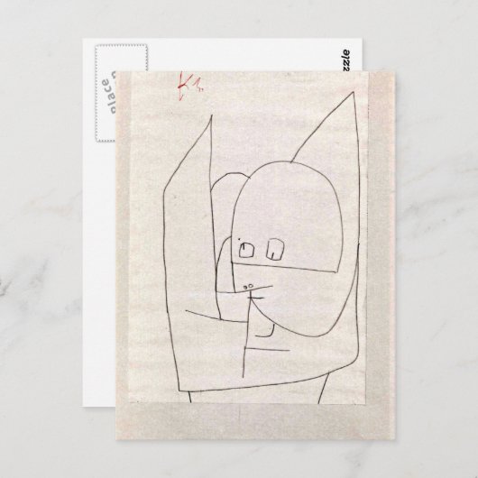 Klee - Wijze engel Briefkaart (Voorkant / Achterkant)