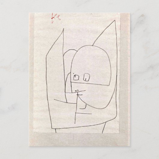 Klee - Wijze engel Briefkaart (Voorkant)