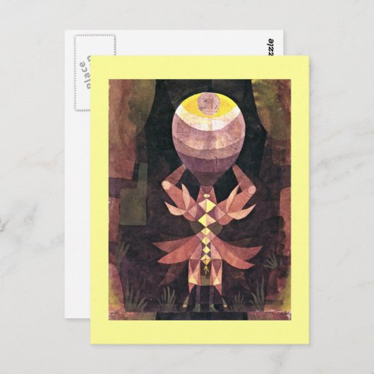 Klee - Wild Berry, schilderij Paul Klee Briefkaart (Voorkant / Achterkant)