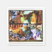 Klee - Windows en Palm Trees Servet (Voorkant)