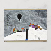 Klee - Winter  Briefkaart (Voorkant)