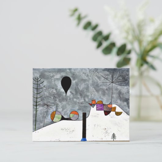 Klee - Winter Briefkaart (Staand voorkant)