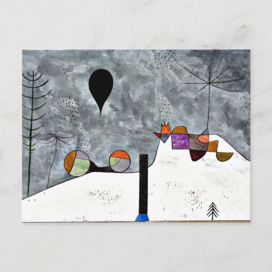 Klee - Winter, Briefkaart (Voorkant)