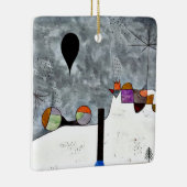 Klee - Winter Keramisch Ornament (Rechts)