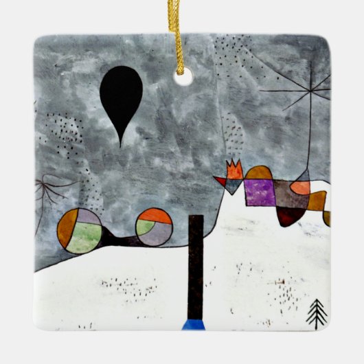 Klee - Winter Keramisch Ornament (Voorkant)