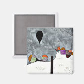 Klee - Winter schilderij Magneet (Voorkant / Achterkant)