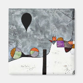 Klee - Winter schilderij Magneet (Voorkant)