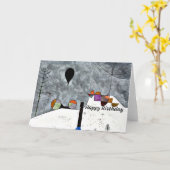 Klee - Winter, schilderij Paul Klee, Birthday wil Kaart (Gele Bloem)