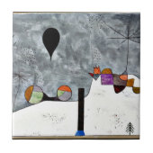 Klee - Winterschilderij Tegeltje (Voorkant)