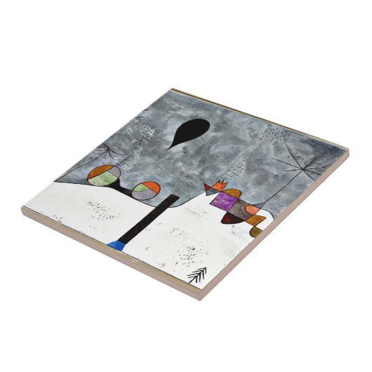 Klee - Winterschilderij Tegeltje (Zijkant)