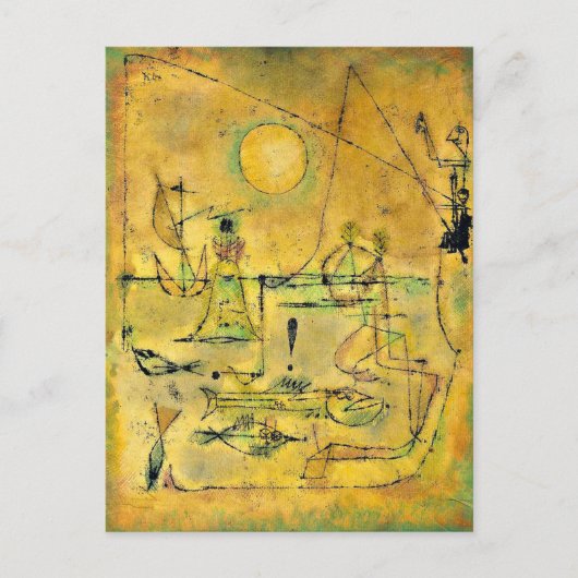 Klee - Ze gaan bijten Briefkaart (Voorkant)