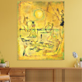 Klee - Ze gaan bijten Canvas Afdruk (Insitu (Woonkamer))