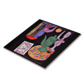 Klee - Zonder titel, stilleven, 1940. Tegeltje (Zijkant)