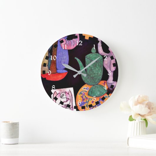 Klee - Zonder titel (Stilleven) Grote Klok (Huis)