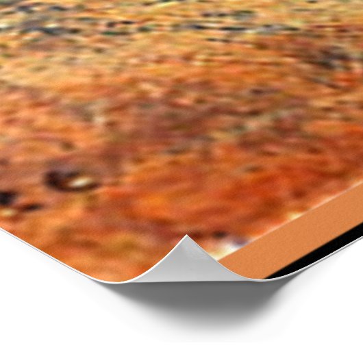 Klee - Zonsondergang, abstract kunstwerk, Poster (Hoek)