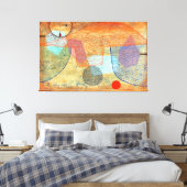 Klee - Zonsondergang Canvas Afdruk (Insitu (Slaapkamer))