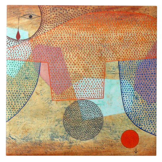 Klee - Zonsondergang Tegeltje (Voorkant)