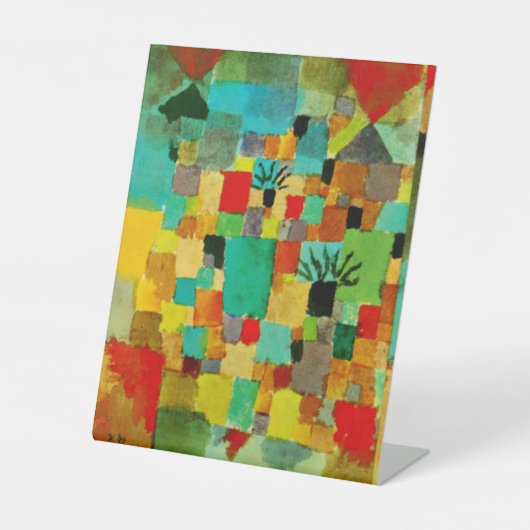 Klee - Zuid-Tunesië Reclamebord Met Voetstuk (Voorkant)