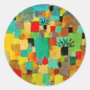 Klee - Zuidelijke (Tunesische) tuin Ronde Sticker