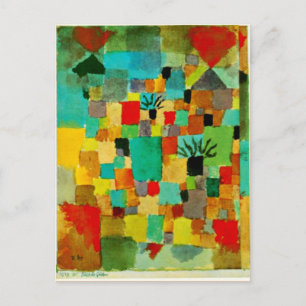 Klee - Zuidelijke Tunesische tuinen-1919 Briefkaart