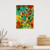 Klee - Zuidelijke Tunesische tuinen-1919 Poster (Keuken)