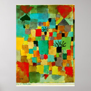 Klee - Zuidelijke Tunesische tuinen-1919 Poster