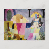 Klee - Zwarte kolommen in een landschap Briefkaart (Voorkant)