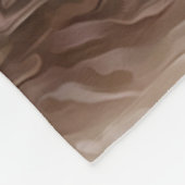 Kleed in rood - chocolade Labrador Puppy Fleece Deken (Hoek)