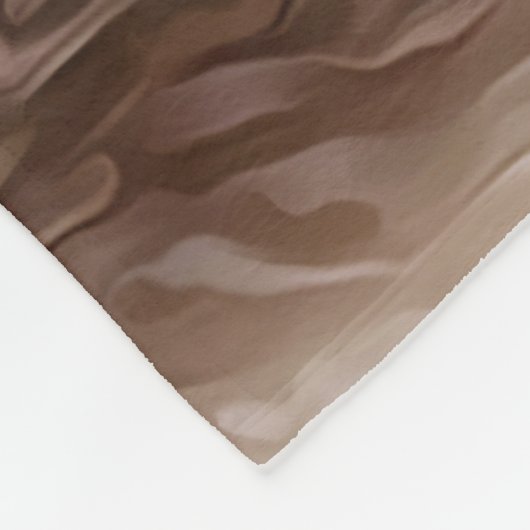 Kleed in rood - chocolade Labrador Puppy Fleece Deken (Hoek)