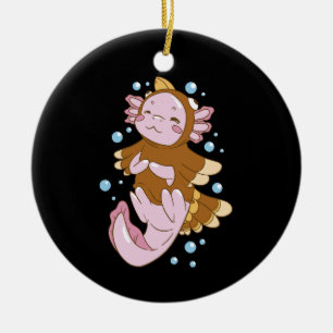 Kleed kalkoen vermomming axolotl plezier keramisch ornament
