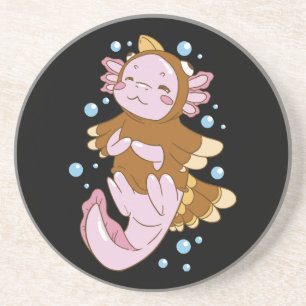 Kleed kalkoen vermomming axolotl plezier zandsteen onderzetter