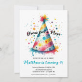 Kleed Mess Kids Kunst Schilderen Feest Jongen Verj Kaart (Voorkant)