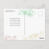 Kleedje voor een rommelige kids kunst verf schilde briefkaart (Achterkant)