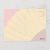 Kleedje, waaier briefkaart (Achterkant)