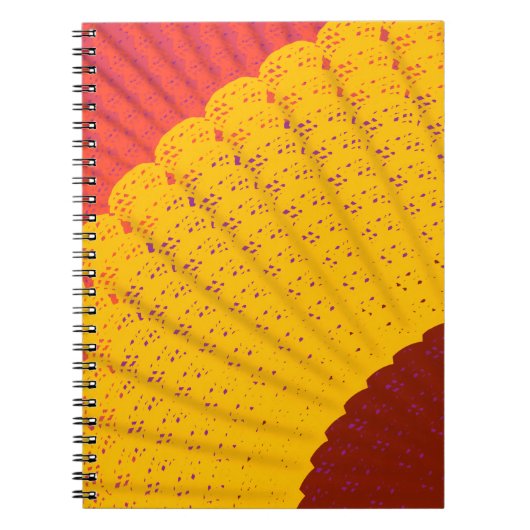 Kleedje, waaier  notitieboek (Voorkant)