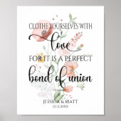 Kleedt Uzelf met Liefde Perfecte Band Poster (Voorkant)
