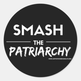 Kleef de patriarche rondrager ronde sticker