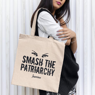 Kleef het Patriarchy Feminist Citaat Gepersonalise Tote Bag