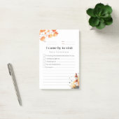 Kleefbrief voor terugkerend bezoek met vuurtoren - post-it® notes (Kantoor)