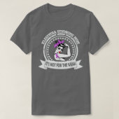 Kleefstra Syndrome MomPurple Ribbon Awareness  T-shirt (Design voorkant)