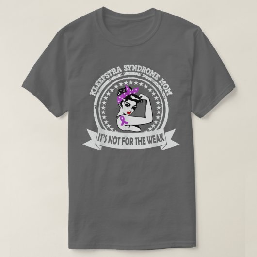Kleefstra Syndrome MomPurple Ribbon Awareness  T-shirt (Design voorkant)