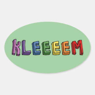 Kleem Ovale Sticker