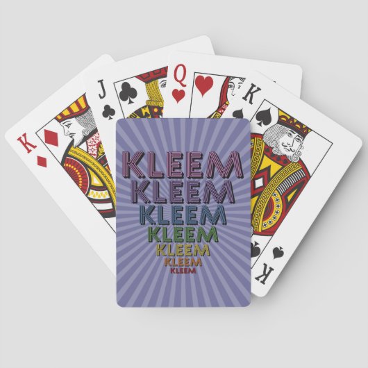 Kleem Pokerkaarten (Achterkant)
