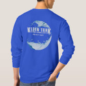 Kleen Blue met achterontwerp T-shirt (Achterkant)