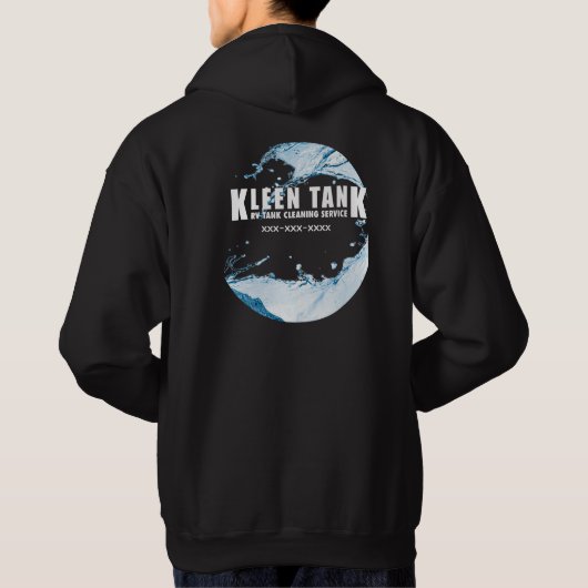 Kleen Tank Hoodie Voor / Achter Logo (Achterkant)