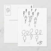 kleeraanval briefkaart (Voorkant / Achterkant)