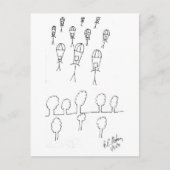 kleeraanval briefkaart (Voorkant)