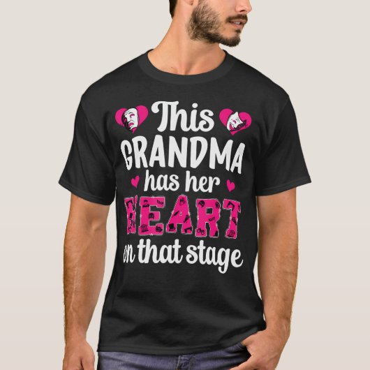 Kleerma oma theateractrice groot t-shirt (Voorkant)